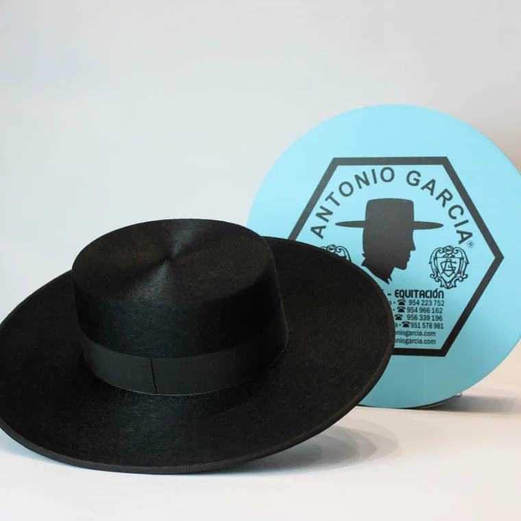 Sombrero Ala Ancha Superior Negro