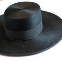Sombrero Ala Ancha Superior Negro