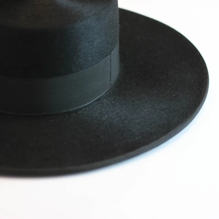 Sombrero Ala Ancha Superior Negro