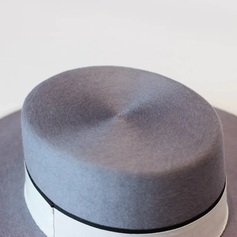 Sombrero Ala Ancha Superior Plata 2
