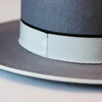 Sombrero Ala Ancha Superior Plata