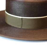 Sombrero Ala Ancha Superior Marrón