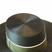 Sombrero Ala Ancha Superior Verde