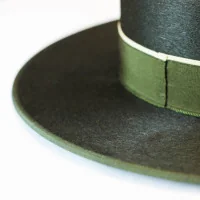 Sombrero Ala Ancha Superior Verde