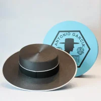 Sombrero Ala Ancha Superior Plomo