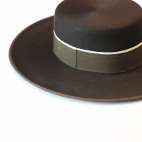 Sombrero Ala Ancha 1ª Lana Marrón