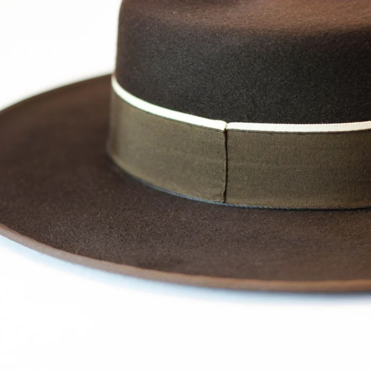 Sombrero Ala Ancha 1ª Lana Marrón