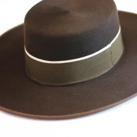 Sombrero Ala Ancha 1ª Lana Marrón