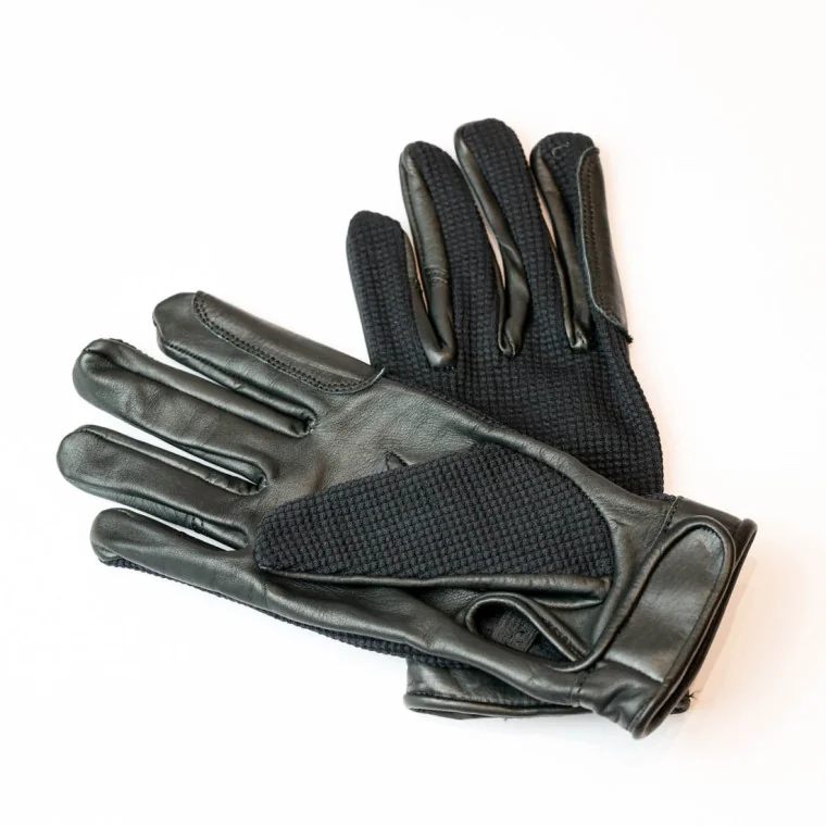 Guantes Hípica Zaldi Negros