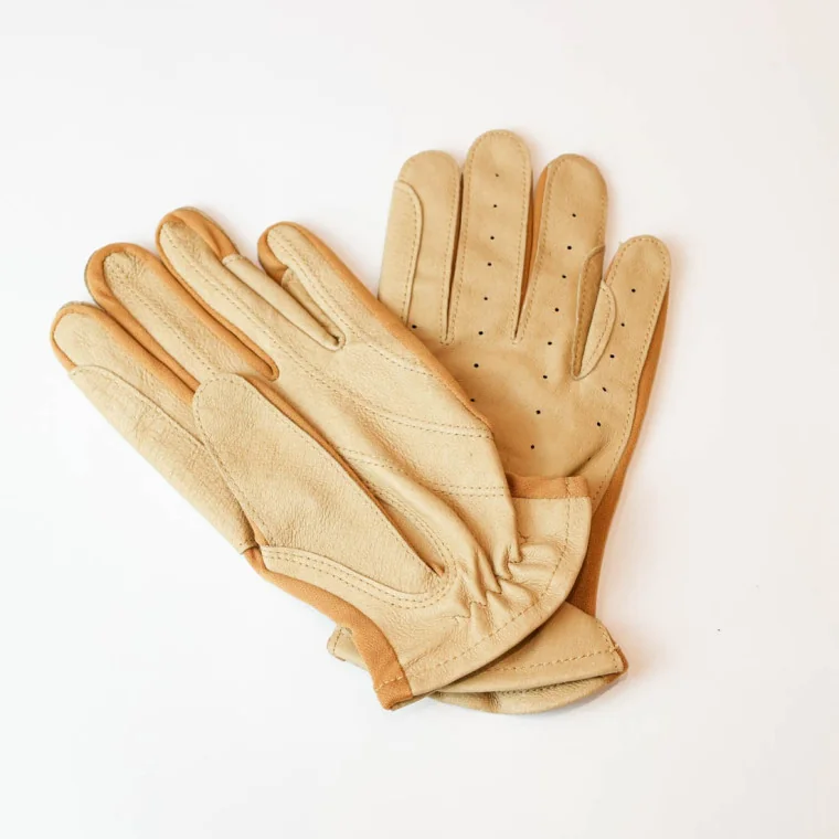 Guantes Hípica Zaldi Reforzados Beige