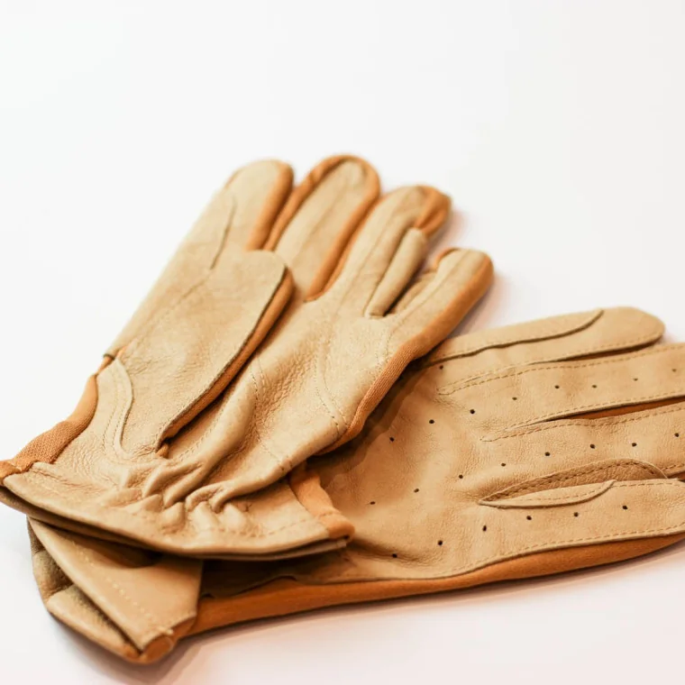 Guantes Hípica Zaldi Reforzados Beige