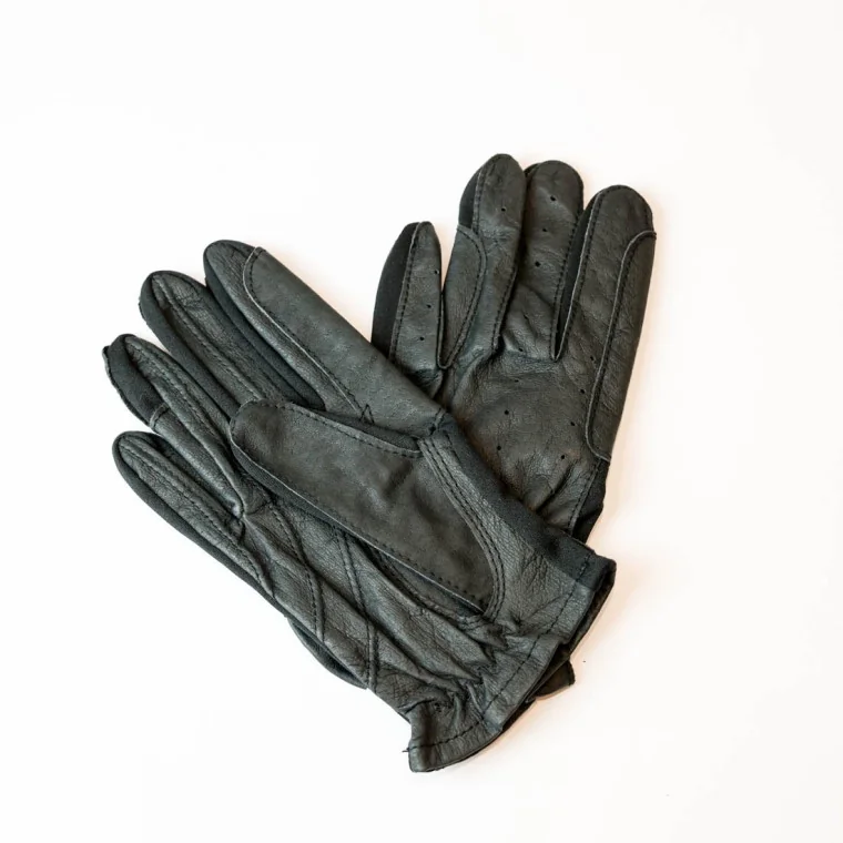 Guantes Hípica Zaldi Reforzados Negros