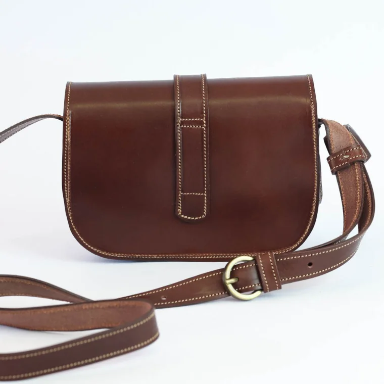 Bolso Marrón Liso