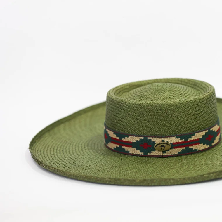 Sombrero Mascota Panamá Verde Guardapampa 2