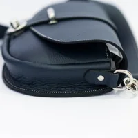 Bolso Redondo Puente Azul Marino