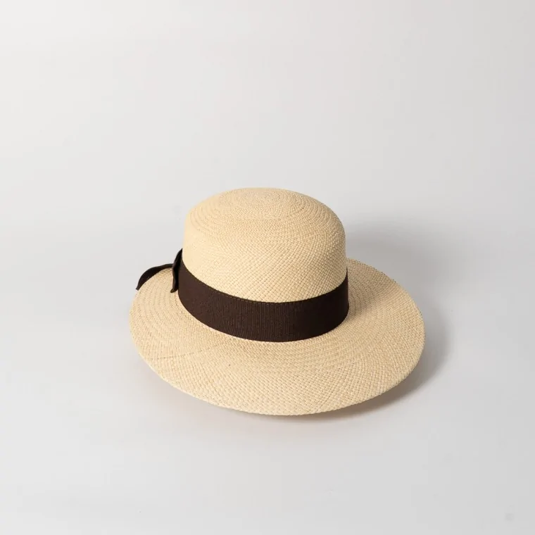 Sombrero Panamá Visera Natural 2