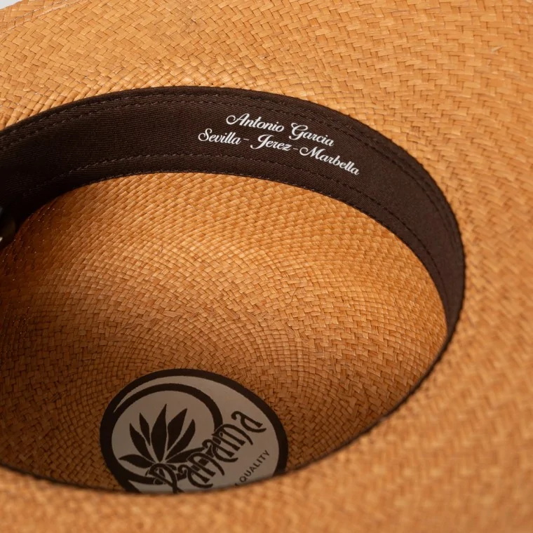 Sombrero Panamá Visera Tabaco