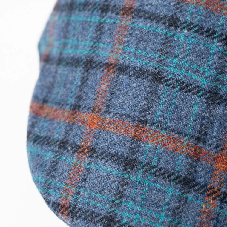 Gorra Raúl Azul Marino Cuadros