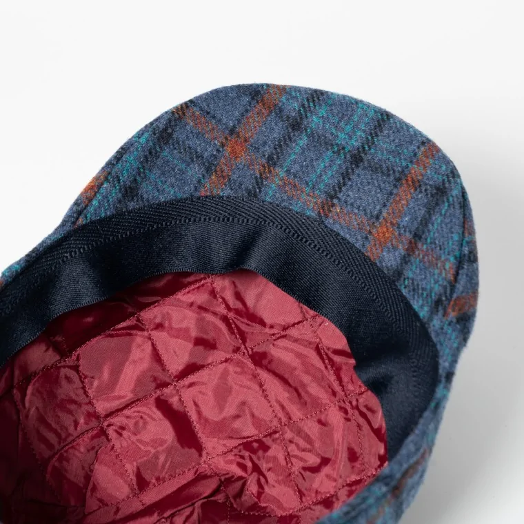 Gorra Raúl Azul Marino Cuadros