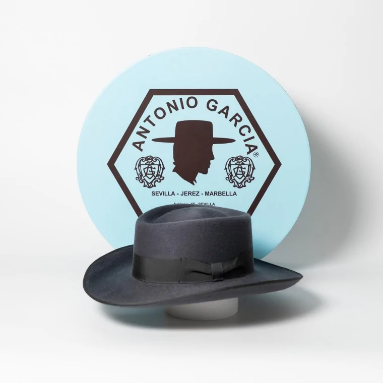 Sombrero Mascota Gambler Gris
