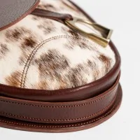 Bolso Bocado Montura Miel Animal Print