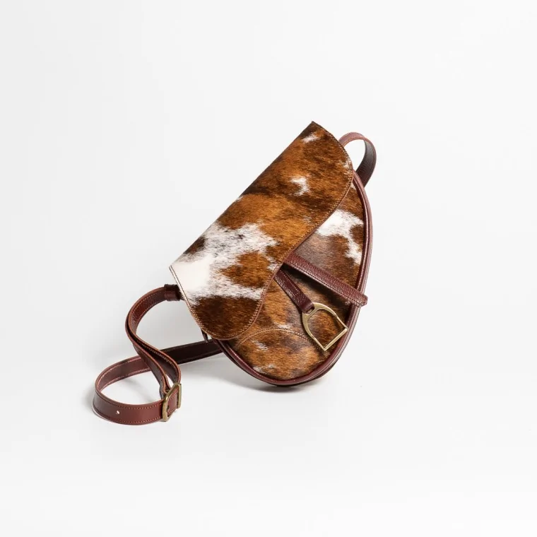 Bolso Bocado Montura Miel Animal Print Completo