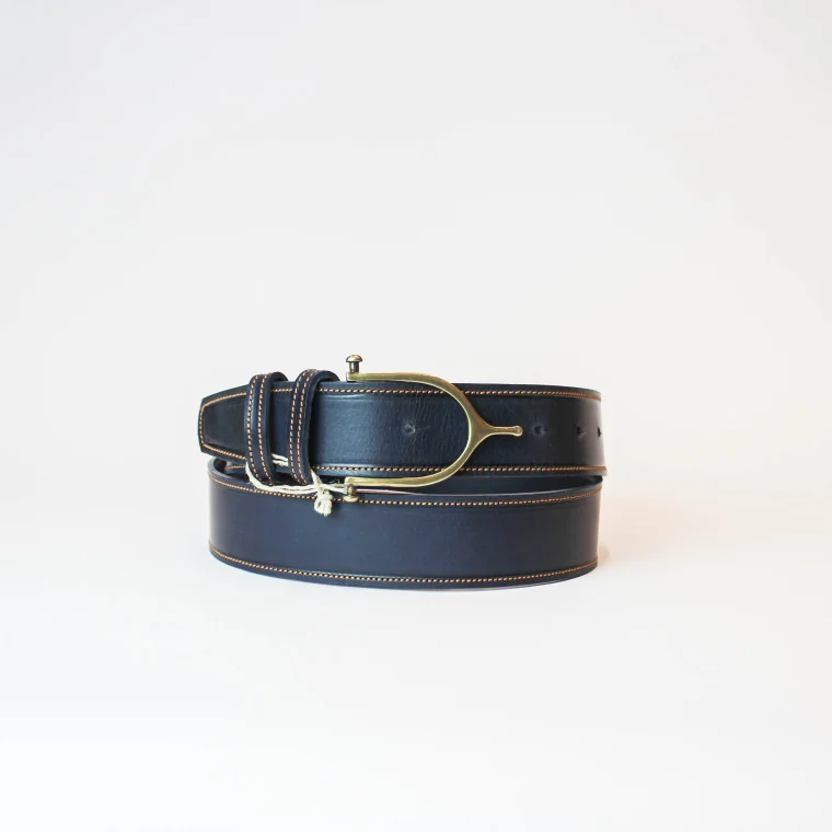 Cinturón Clásico Espuela Azul