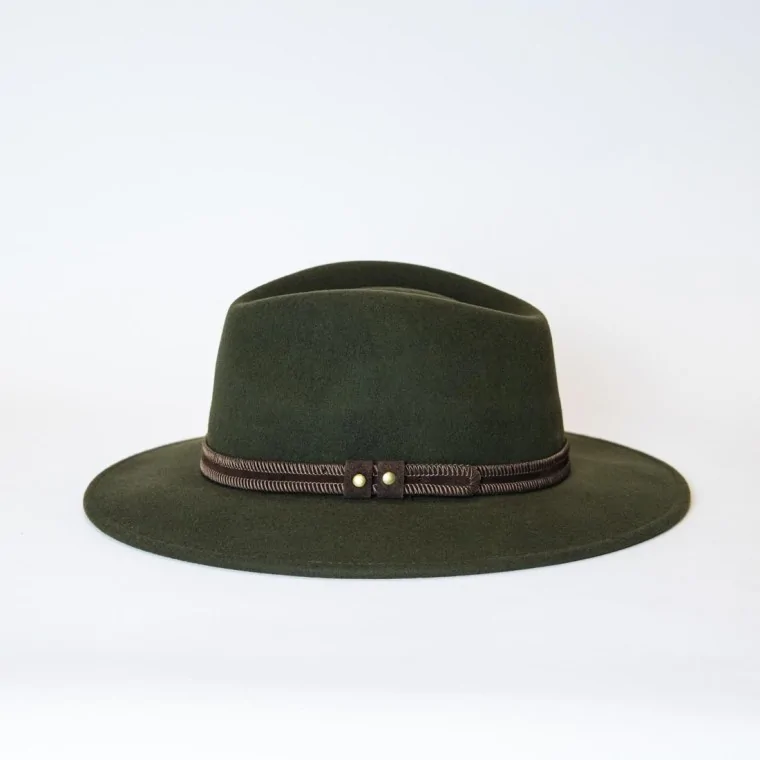 Sombrero Cashmere - Verde Cacería