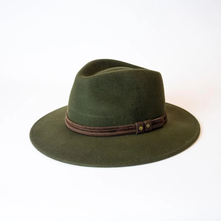 Sombrero Cashmere - Verde Cacería 2